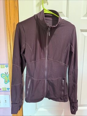Mondetta Plum Zip-Up Athletic Jacket